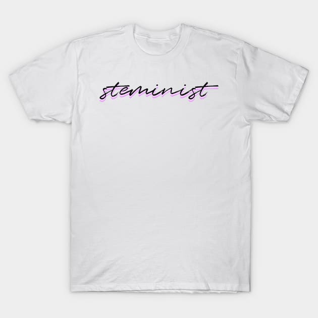 Steminist purple T-Shirt by emilykroll